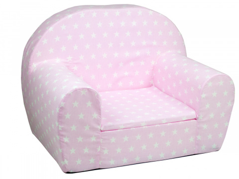 Dětské křesílko Hvězdičky růžové