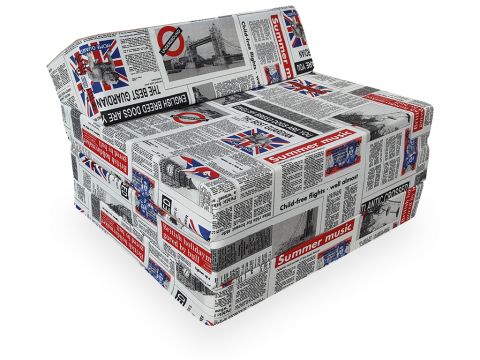 Rozkládací křeslo - matrace pro hosty London II