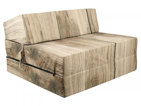 Rozkládací křeslo - matrace pro hosty Wood 90x200x15 cm