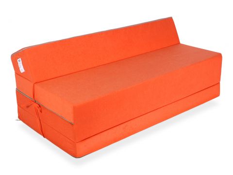 Rozkládací pohovka oranžová