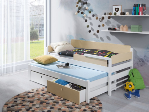 Rozkládací postel Natu I s úložným prostorem 70x160 cm