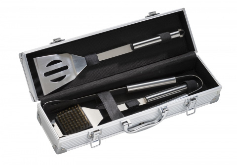 Sada grilovacího nářadí v Alu kufříku 3 ks