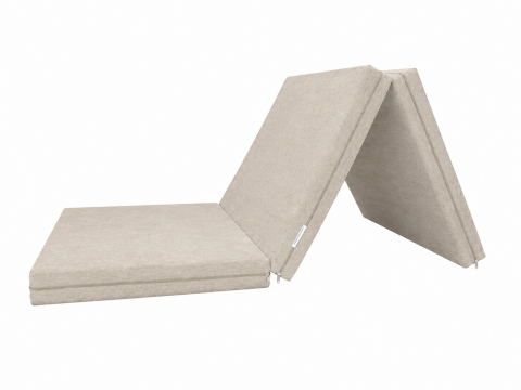 Skládací matrace pro hosty 8 cm 130x195 cm, šedo-béžová (1009)