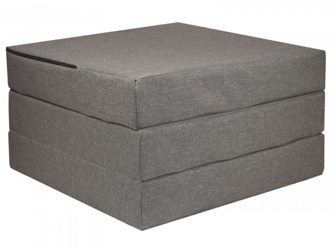 Skládací matrace pro hosty Sawana 80x195x10 cm světle šedá