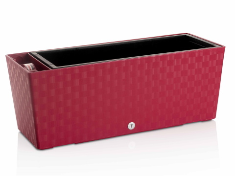 Samozavlažovací truhlík Supreme 49,5x19x19 cm, červený