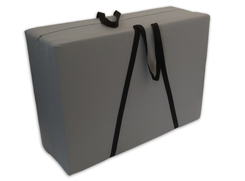 Obal skládacích matrací 80x65x24 cm (pro matraci 80x195x8 cm) - tmavě šedý