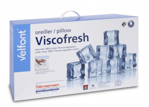 Termoregulační polštář z viskoelastycké pěny VISCOFRESH® OUTLAST® 50x70 cm