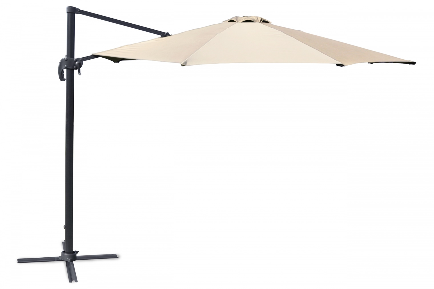 Home&Garden Zahradní slunečník Roma Grey / Ecru 350 cm