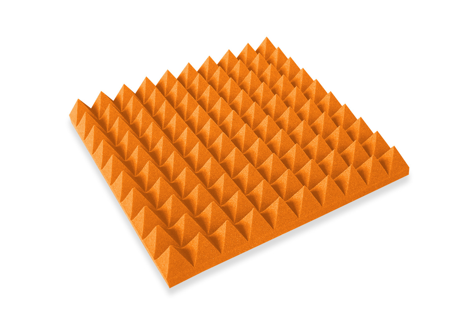 Akustická pěna jehlan oranžová 5 cm