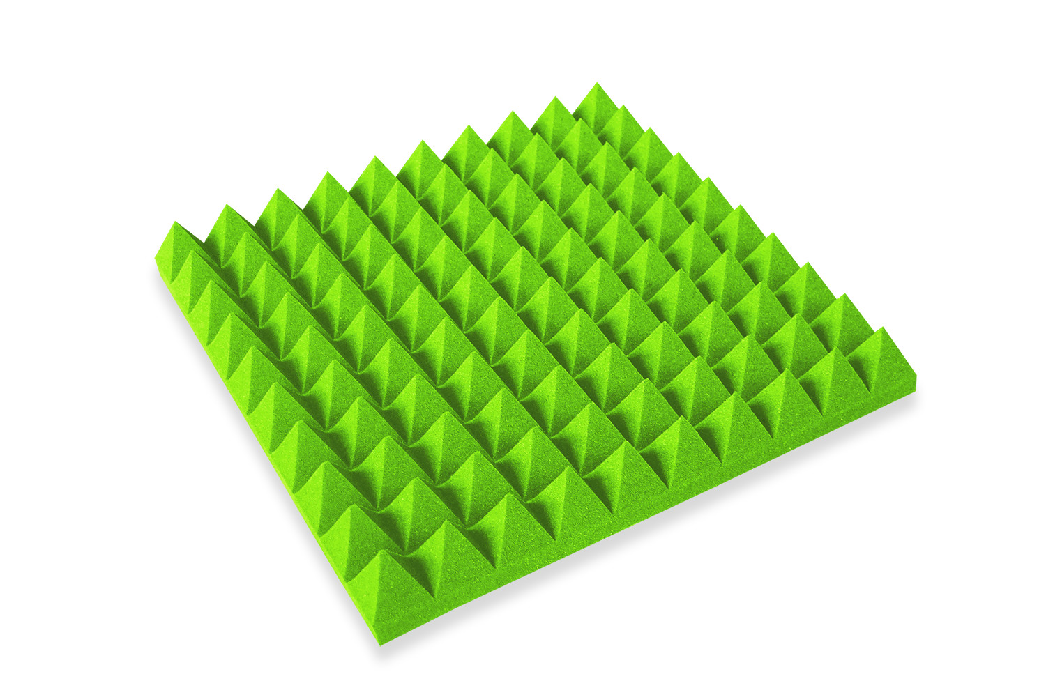 Akustická pěna jehlan zelená 7 cm