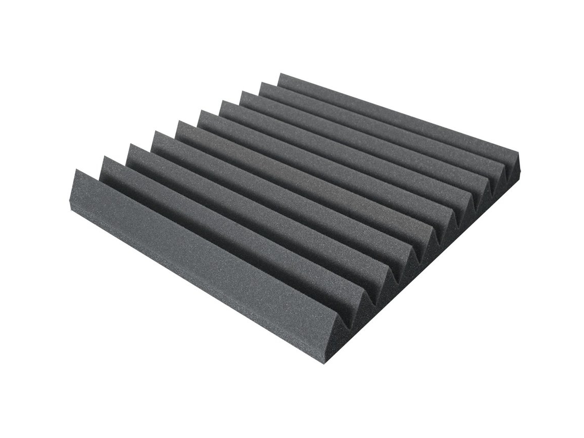 Akustická pěna V-profil grafit 50x50x4 cm