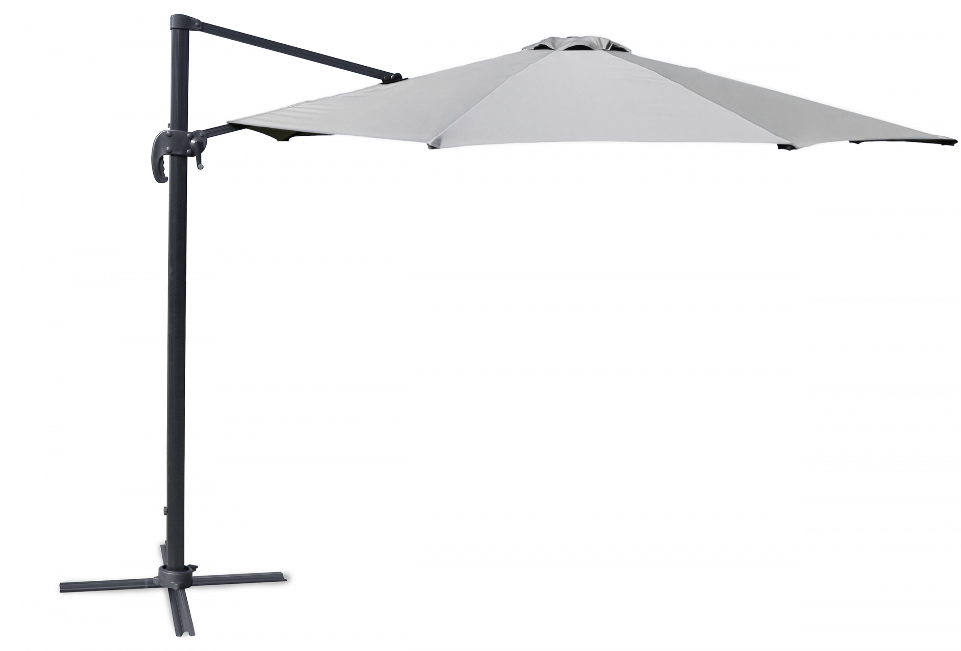 Zahradní slunečník Roma Grey / Light Grey 350 cm