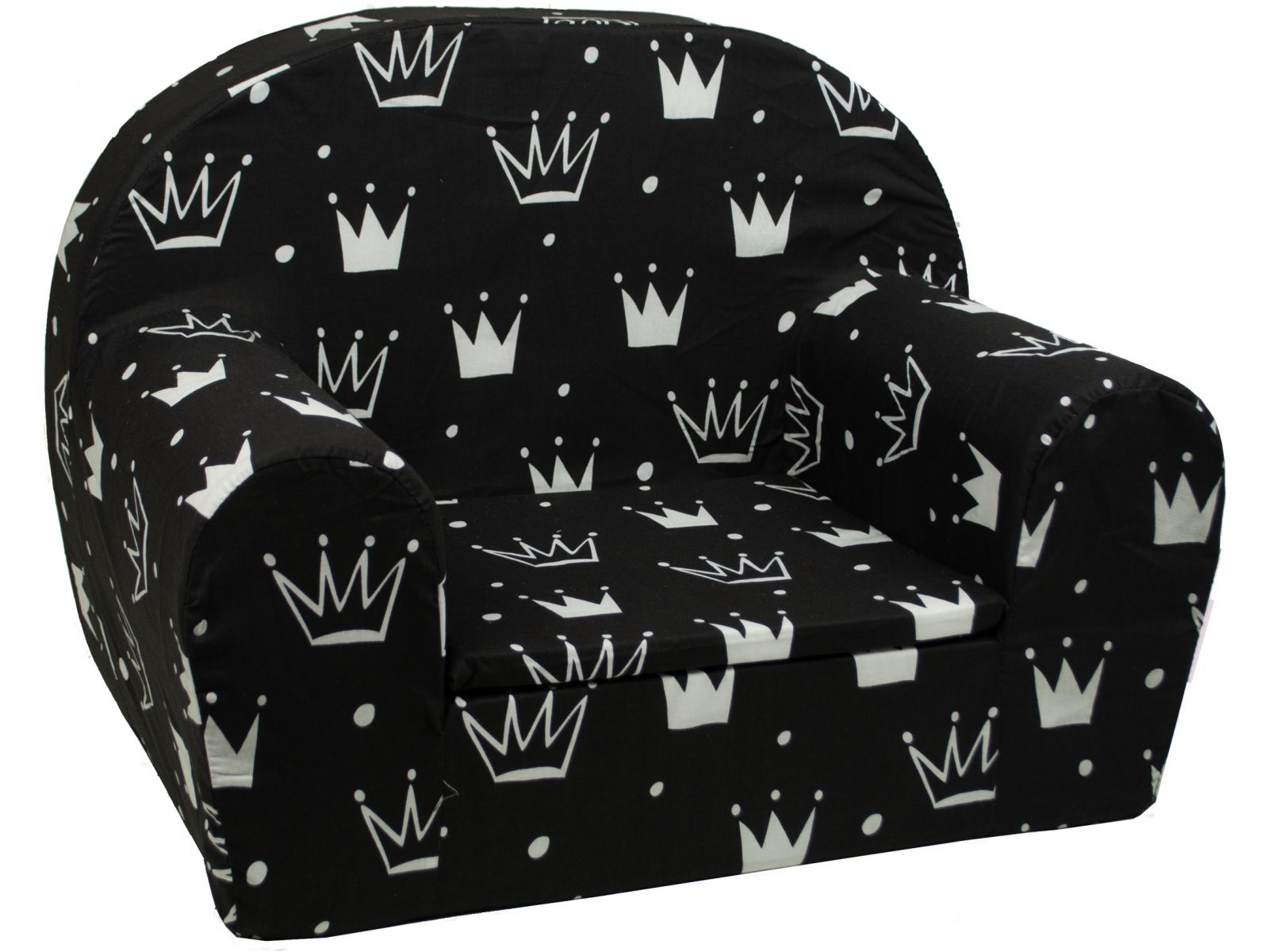 Dětské křesílko Koruny černé