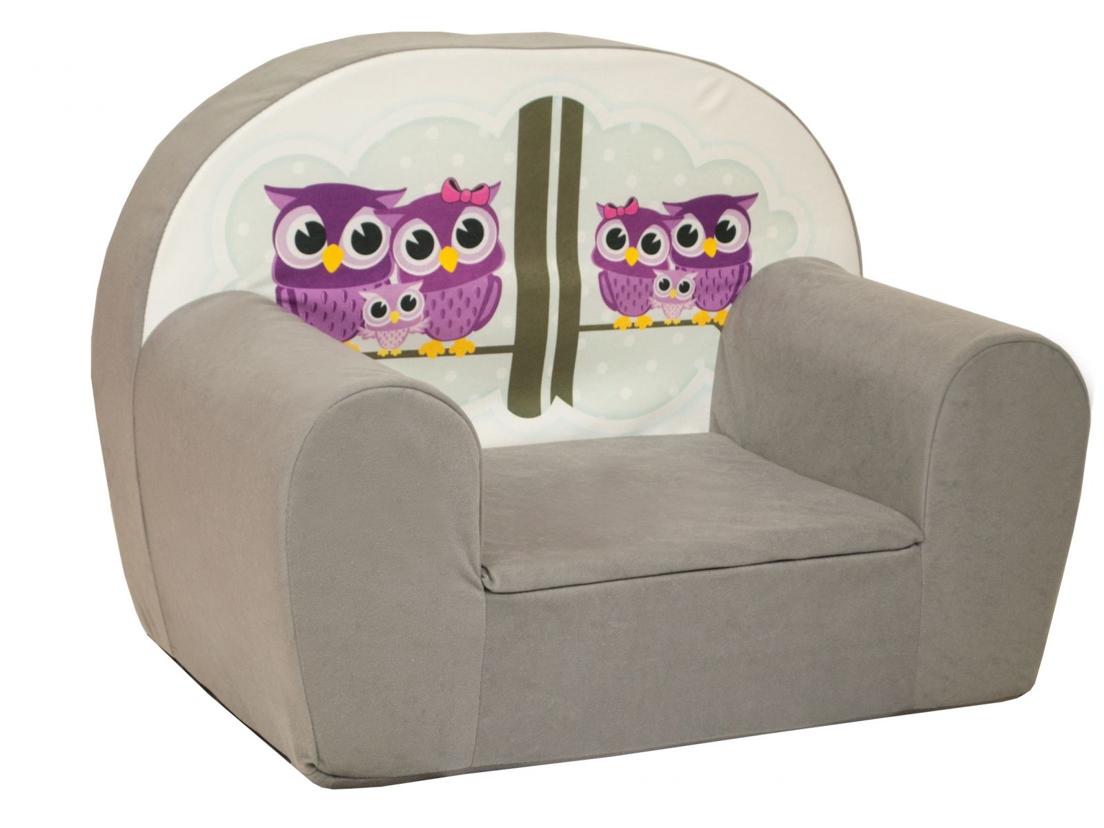 Dětské křesílko Sovy šedé