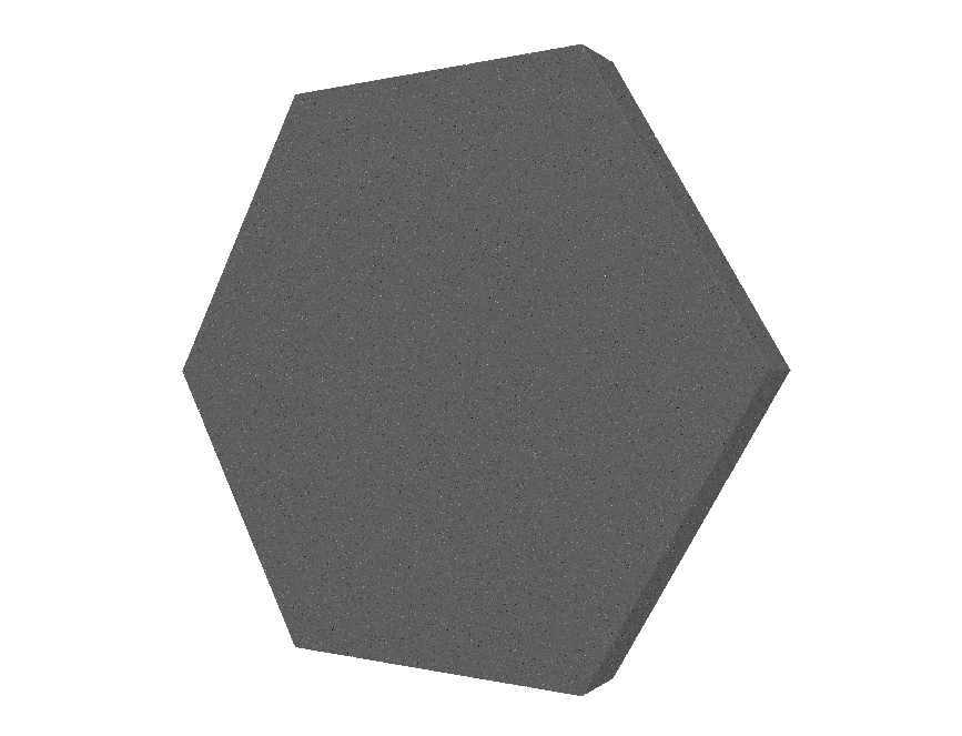 Mega-acoustic Absorpční panel HoneyFoam grafit 3 cm