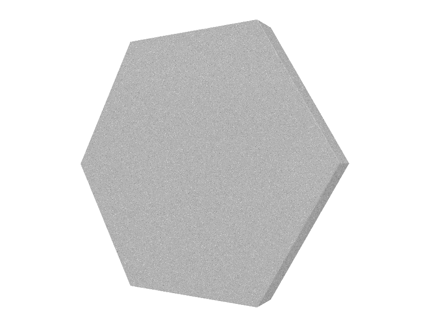 Absorpční panel HoneyFoam světle šedá 5 cm