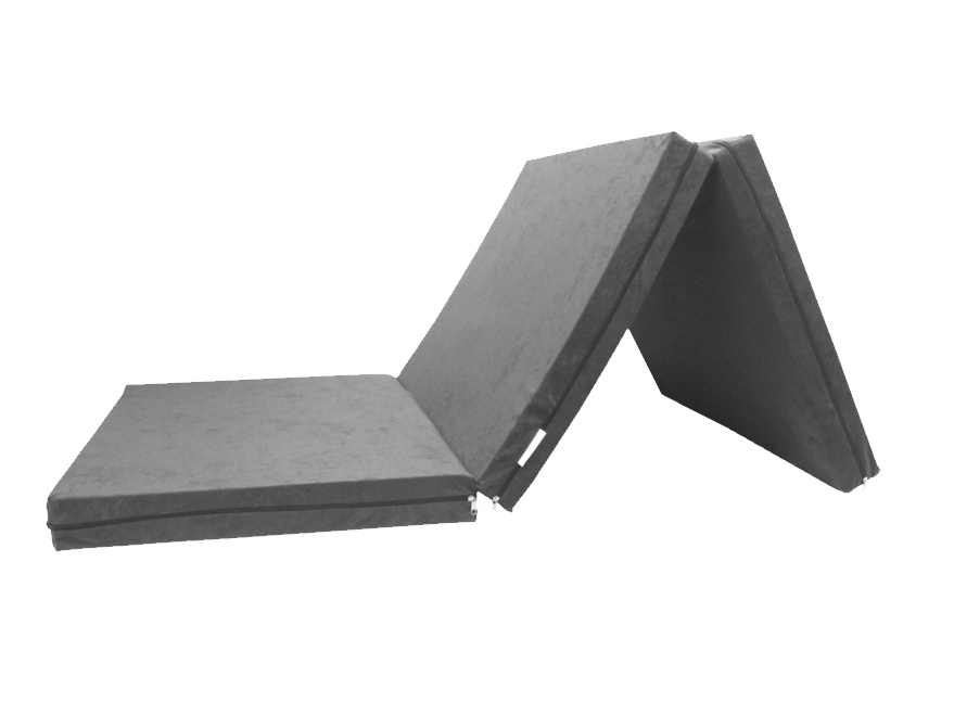 Skládací matrace pro hosty šedá 8 cm