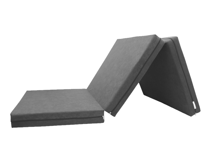 Skládací matrace pro hosty šedá 10 cm