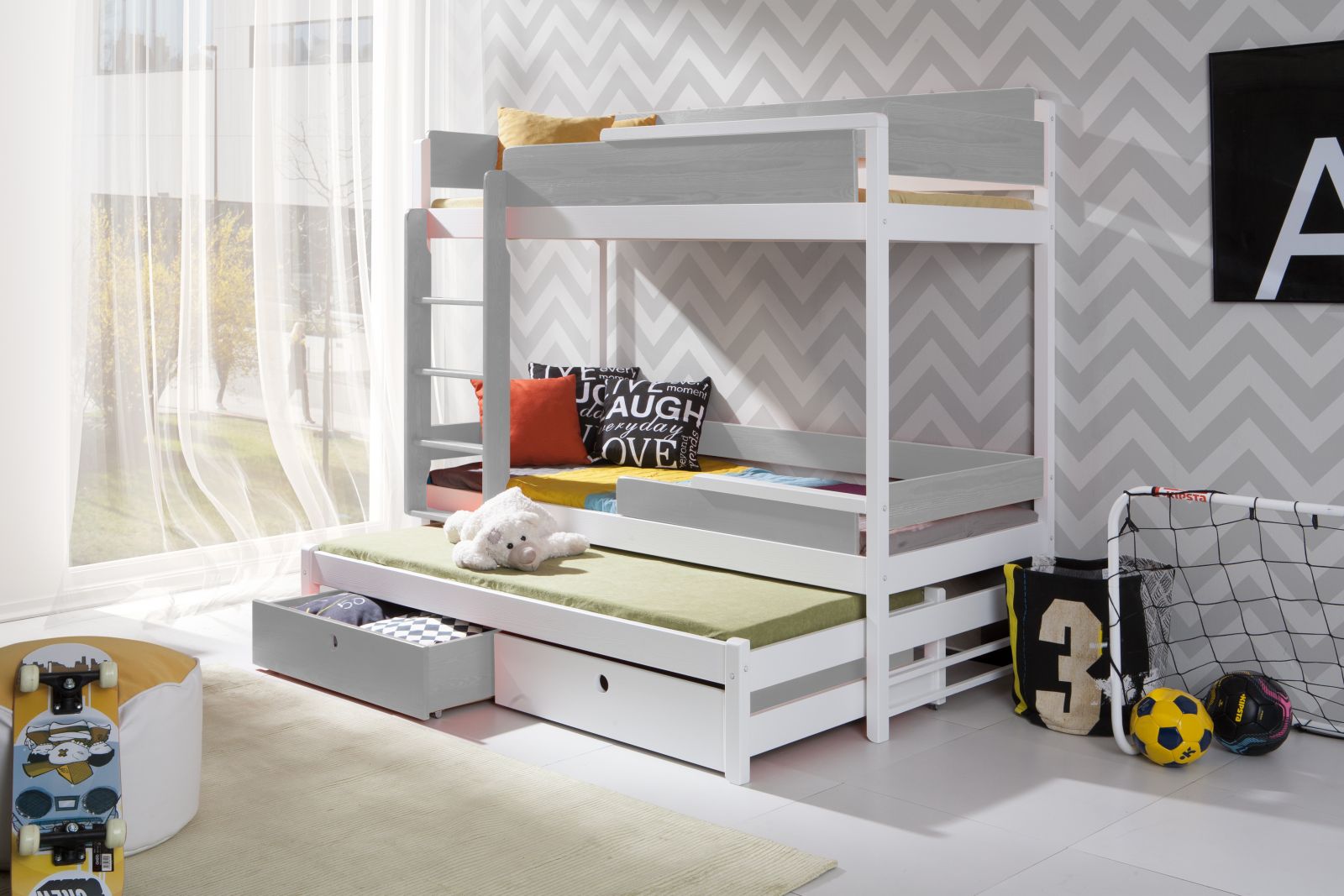 Patrová postel Natu III - trojlůžko