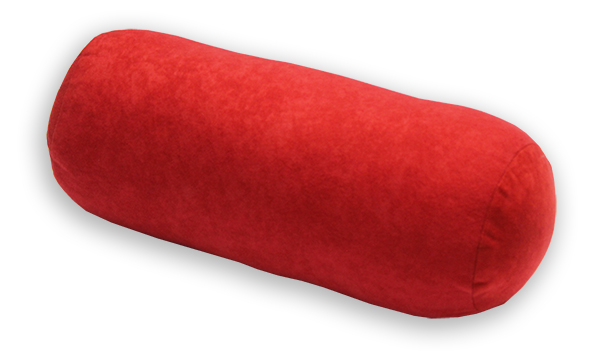 Natalia Relaxační polštář - válec červený 44x15 cm