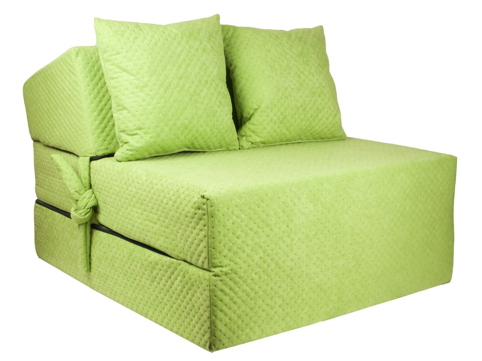 Fimex Rozkládací křeslo Comfort zelené - matrace pro hosty 70x200x15 cm