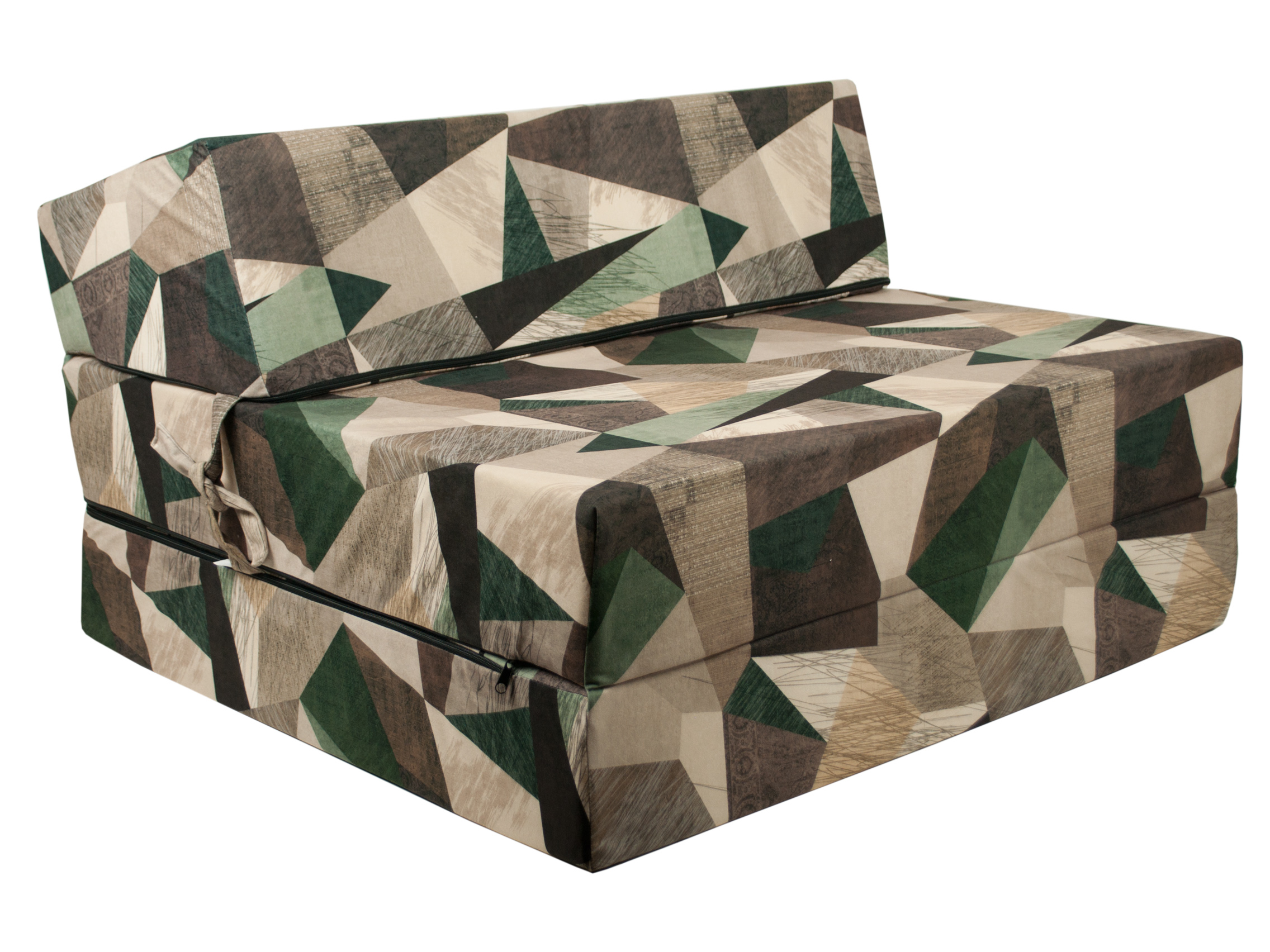 Fimex Rozkládací křeslo - matrace pro hosty Army 90x200x15 cm