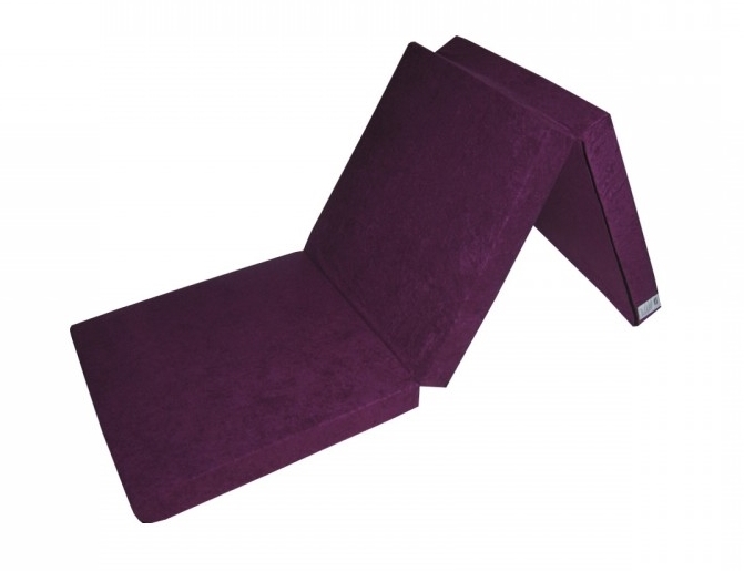 Natalia Skládací matrace fialova 8 cm 65x195 cm
