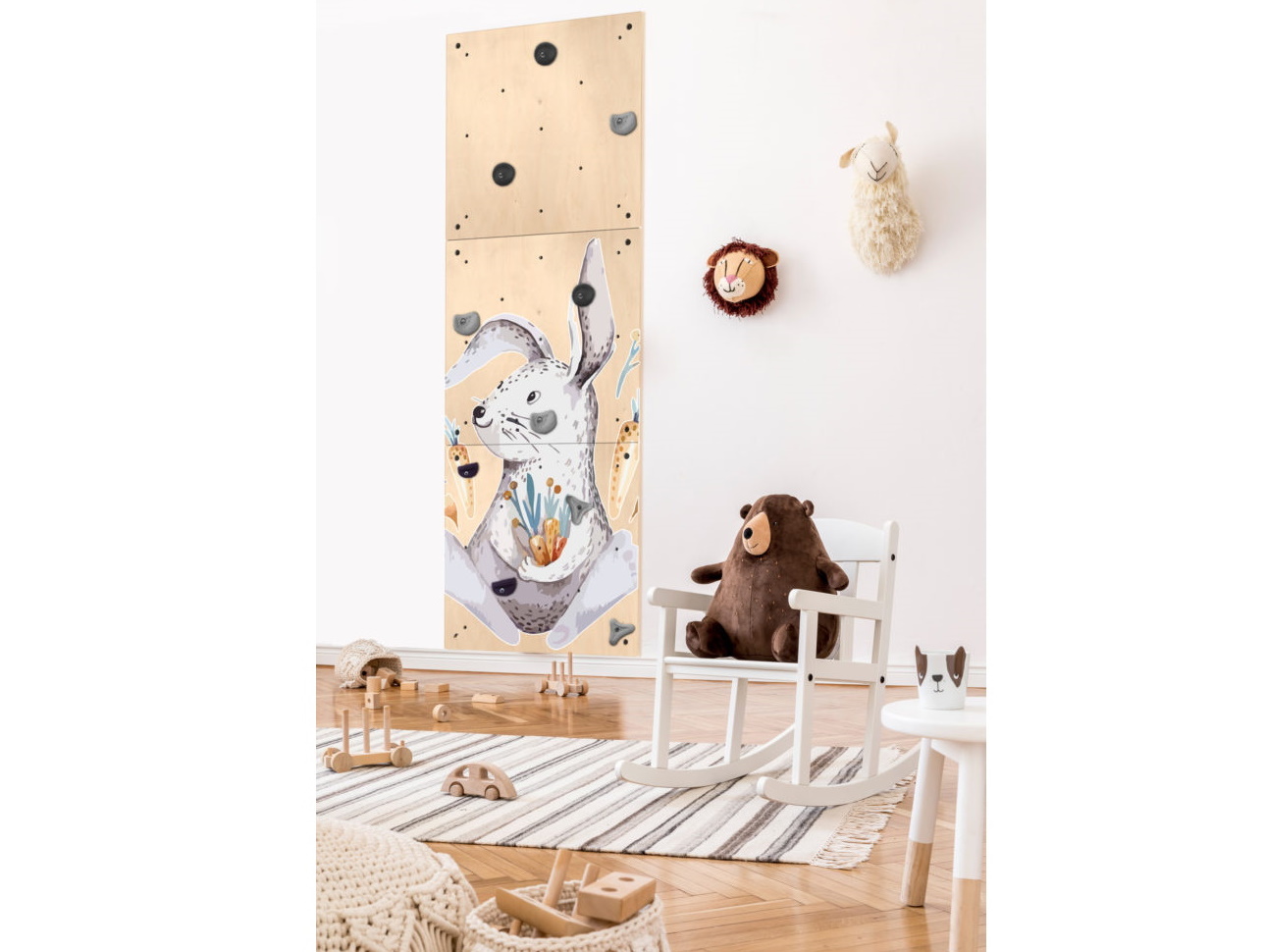 Levně e-matrace.com Lezecká stěna pro děti RABBIT