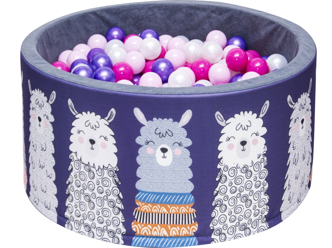 Dětský bazének s míčky Lama