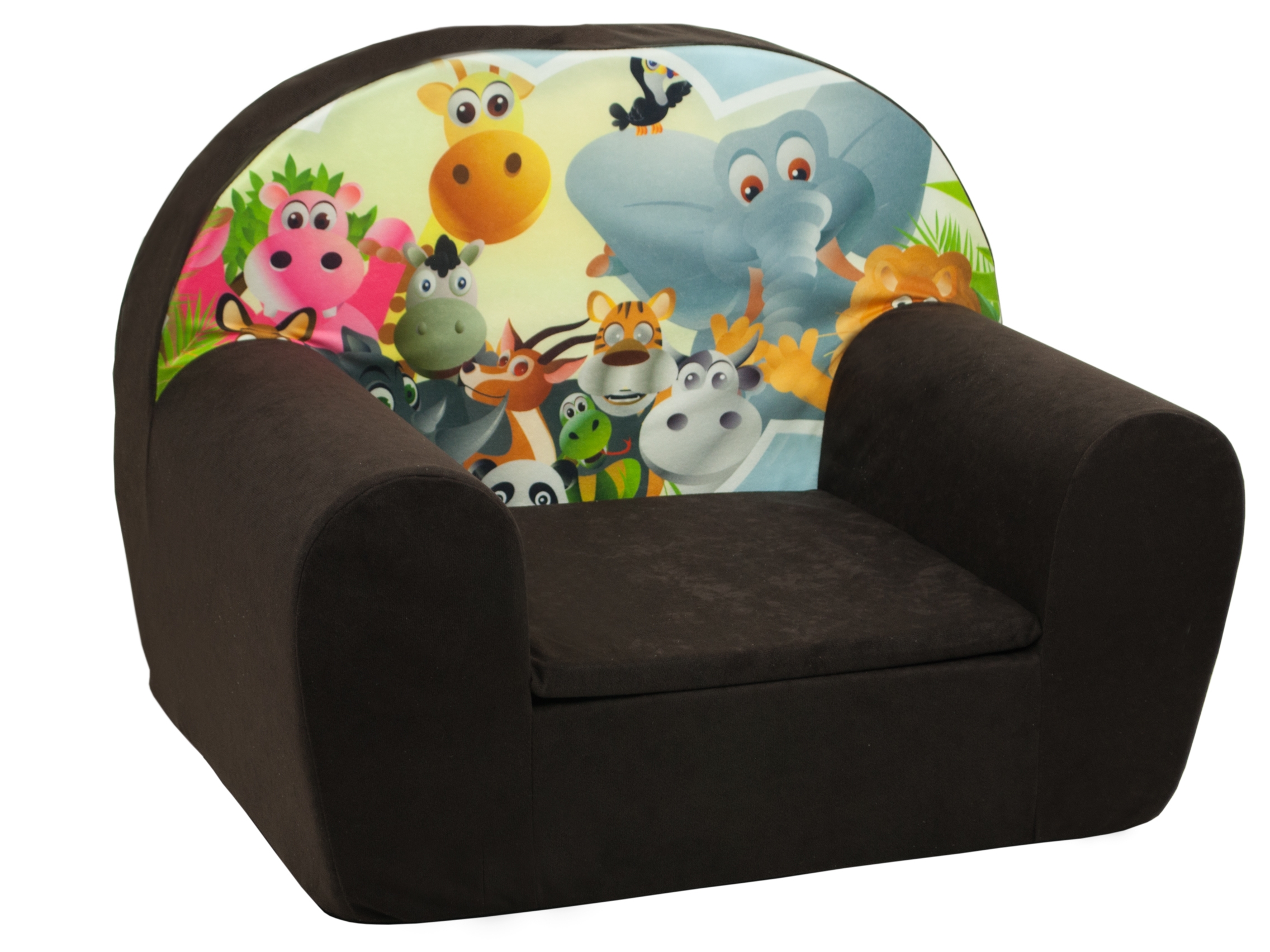 Molitanové dětské křesílko Afrika hnědé Molitanové dětské křesílko Afrika hnědé