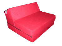 Dětské rozkládací křeslo - červené Dětské rozkládací křeslo - červené