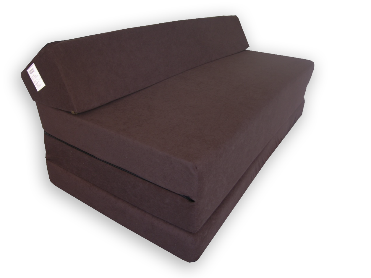 Rozkládací pohovka FIM tmavě hnědá